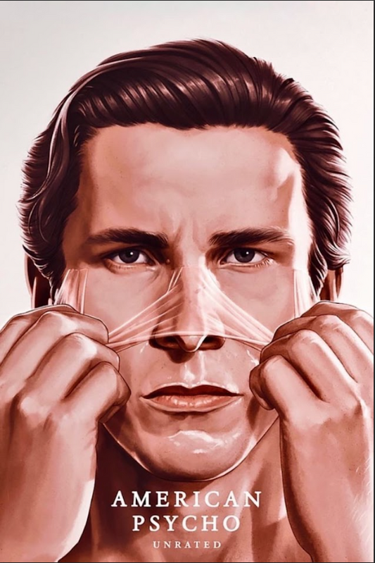 "American Psycho (2000) 24x36 Poster - Christian Bale, Sigma Mentality Poster