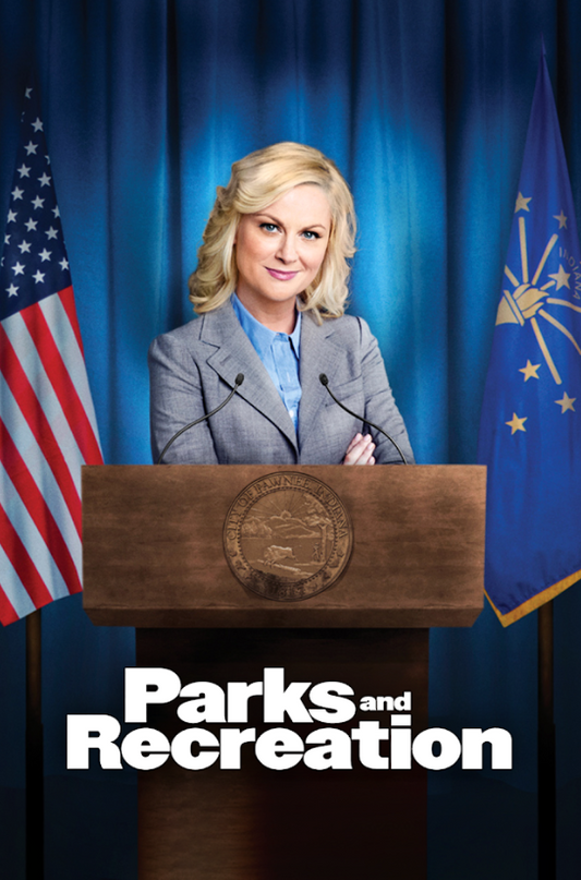 2009 Parks and Recreation Poster 24x36 Iconic Comedy Series Starring Amy Poehler - PosterFire.com