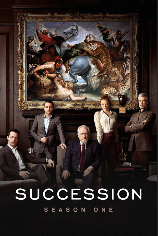 Succession Season 1 (2018) 24x36 Poster HBO Drama Family Power Struggle Art