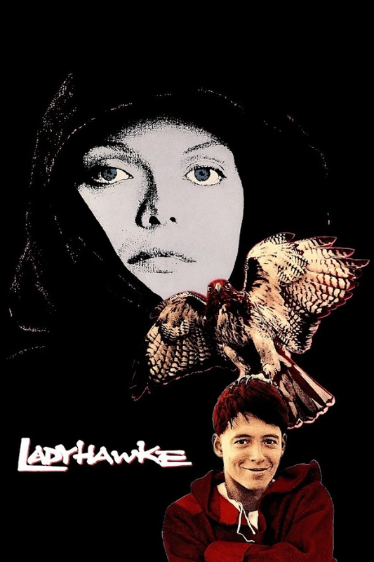 Ladyhawke 1985 Movie Poster 24x36 - Fantasy Romance, Michelle Pfeiffer, Medieval - PosterFire.com