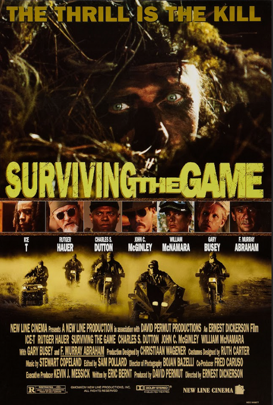 Surviving the Game 1994 Poster 24x36 - Ice-T Action Thriller Survival Adventure - PosterFire.com