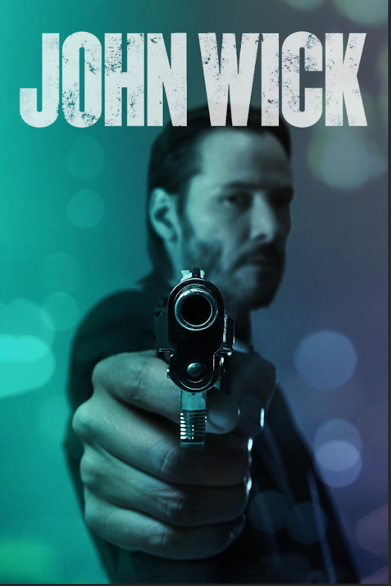 John Wick 2014 Poster 24x36 - Keanu Reeves Action Thriller Intense Revenge Drama