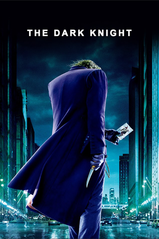 The Dark Knight 2008 Poster 24x36 - Heath Ledger Joker Batman Action Classic - PosterFire.com