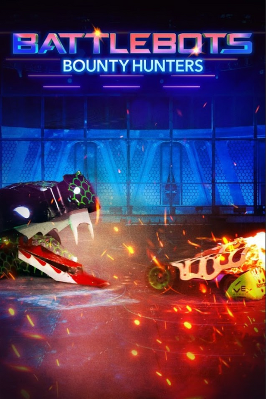 BattleBots: Bounty Hunters (2021) 24x36 Poster - Robot Combat, Action-Packed