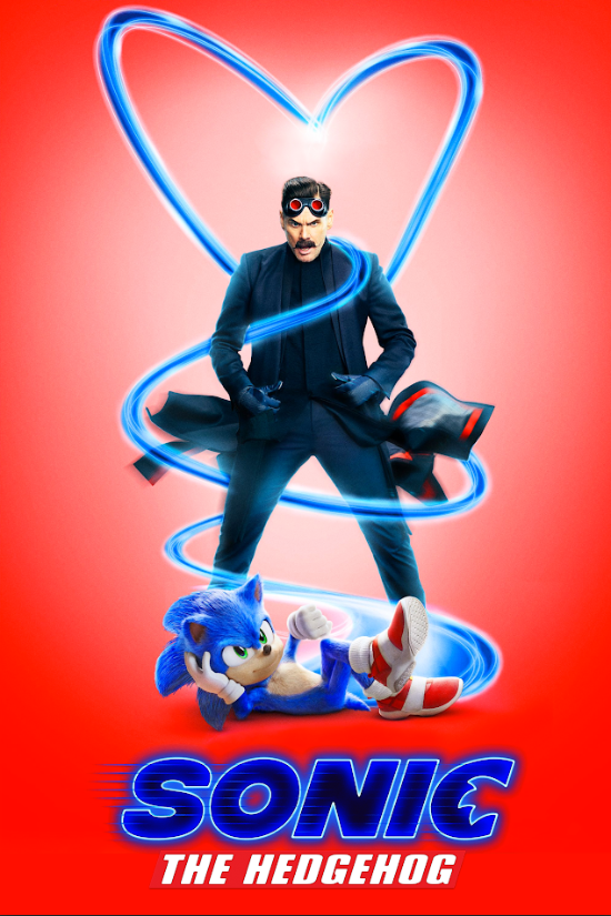 Sonic the Hedgehog 2020 Poster 24x36 - Video Game Adaptation Sonic's Adventure - PosterFire.com