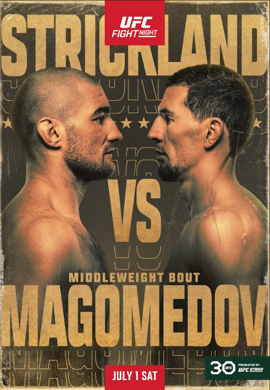 UFC: Strickland vs Magomedov - Middleweight Clash of Titans - PosterFire.com