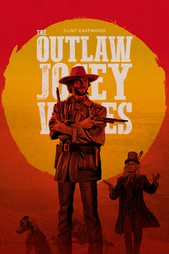 The Outlaw Josey Wales 1976 Poster 24x36 - Clint Eastwood Western Action Revenge - PosterFire.com