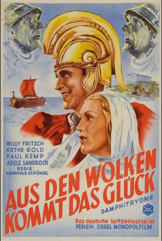 Amphitryon: Happiness from the Clouds (1935) Poster - 24x36 | Classic French - PosterFire.com