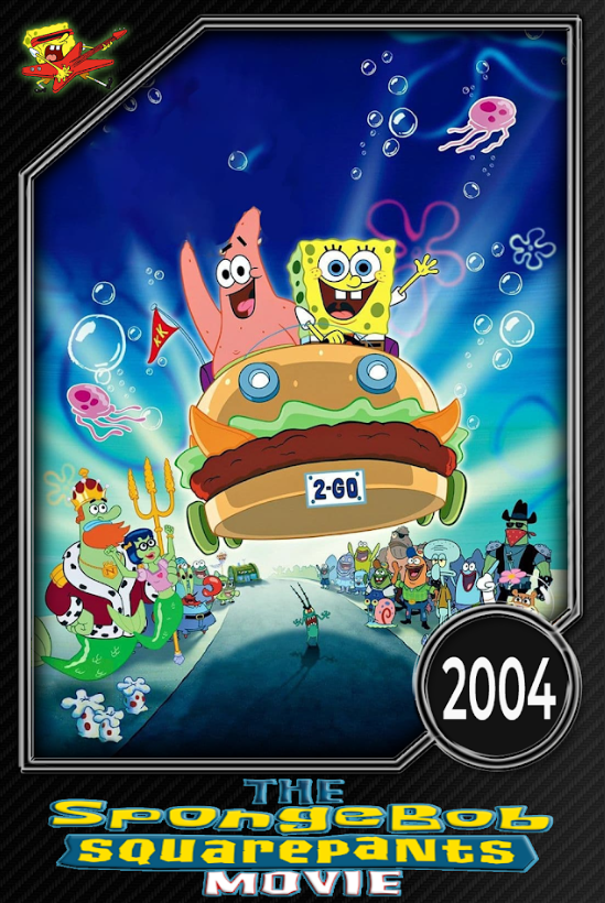 The SpongeBob SquarePants Movie 2004 Poster 24x36 Animated Comedy Adventure Fami - PosterFire.com