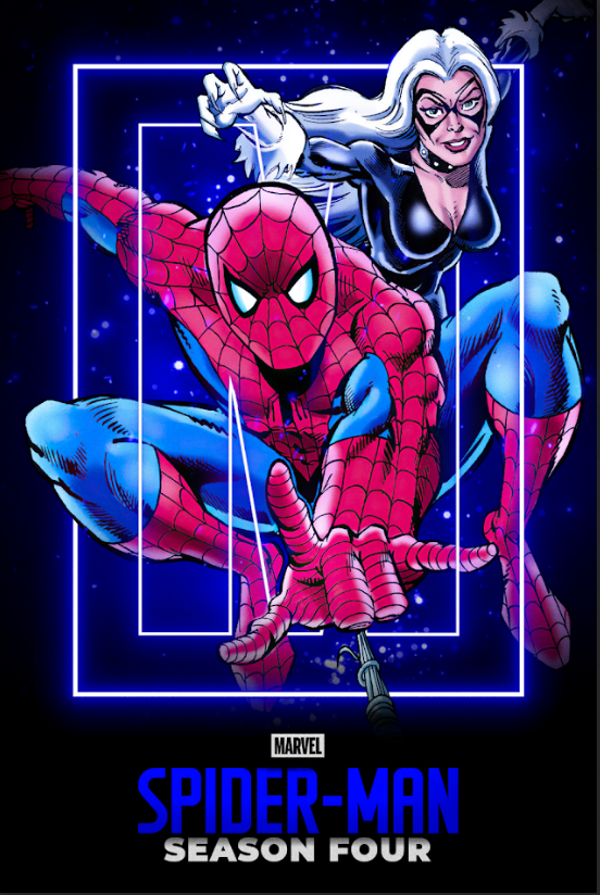 Spider-Man 1994 Season 4 Poster 24x36 - Marvel Animated Series Superhero Action