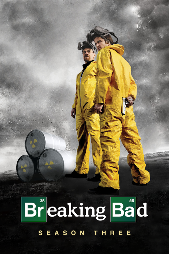 Breaking Bad (2008) - Season 3 Poster 24x36 – Intense Crime Drama, High-Stakes - PosterFire.com