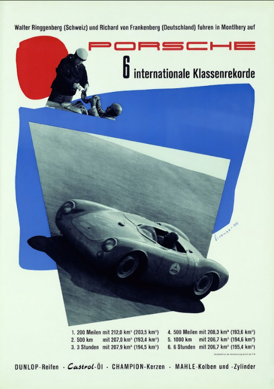 Car Racing Poster 24x36 – Vintage Motorsport Art, Classic Racing Decor, Collecto - PosterFire.com