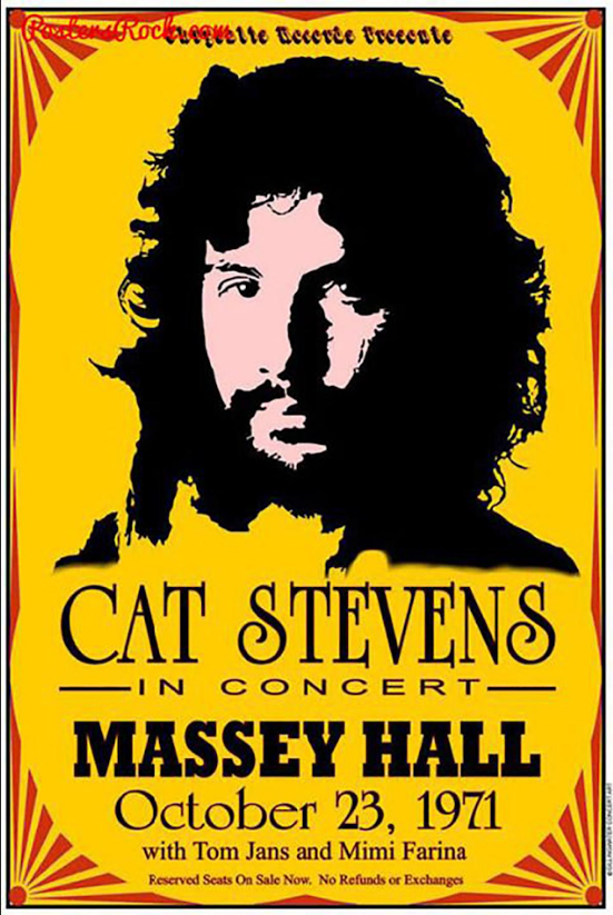 Cat Stevens Poster 24x36 - Iconic Singer-Songwriter Folk Rock Music Legend Retro - PosterFire.com