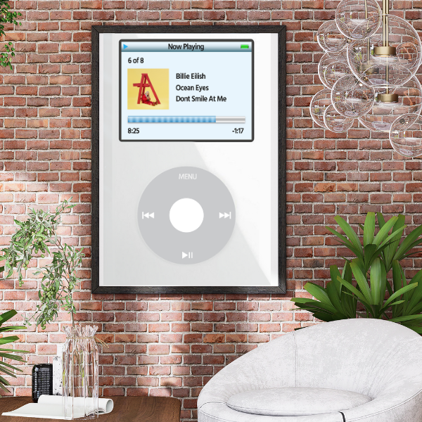 You Choose! Ipod Custom Music Player song plaque album cover Posters 24x36 Gift