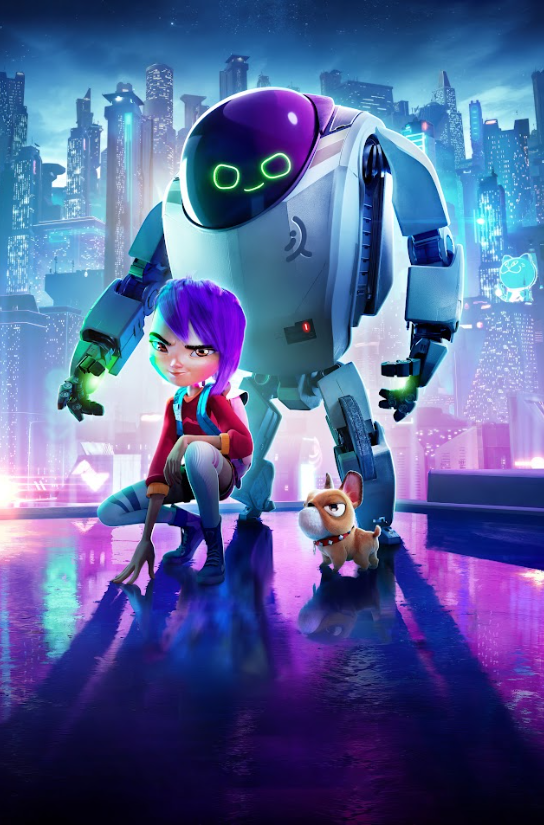 Next Gen 2018 Poster 24x36 - Animated Sci-Fi Adventure Family Film Art