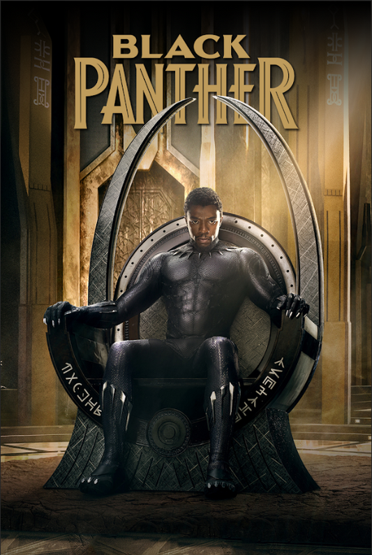 Black Panther (2018) 24x36 Poster - Marvel Superhero Film Poster