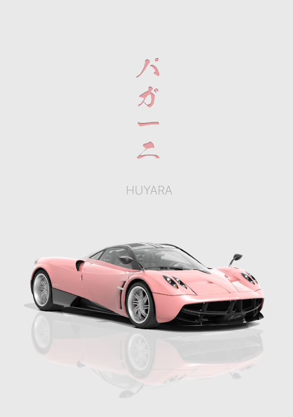 Pagani Huayra 24x36 Poster - Hypercar, Stunning Design, Ultimate Performance