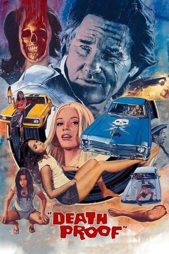 Death Proof 2007 Poster 24x36 - Quentin Tarantino Action Thriller Cult Classic