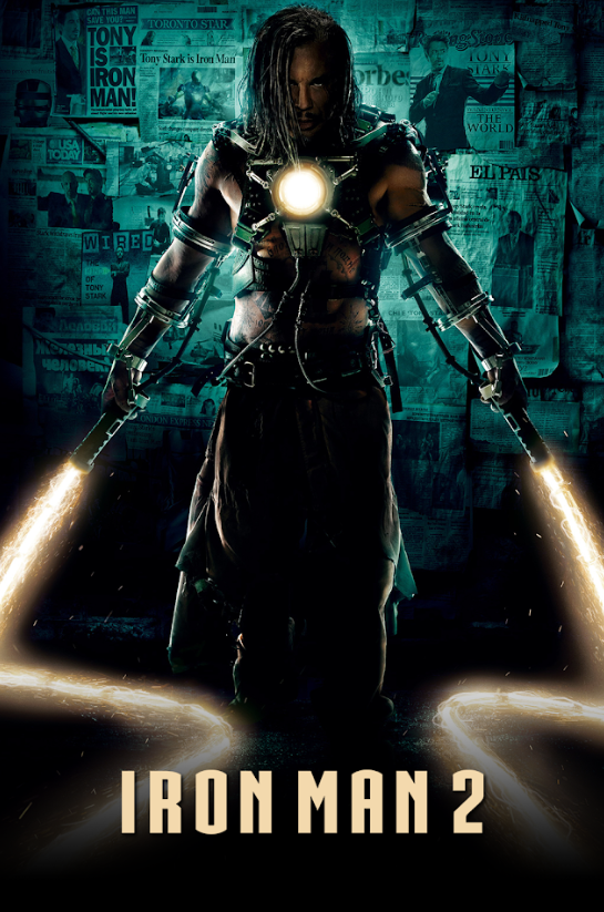 Iron Man 2 2010 Poster 24x36 - Stark Industries War Machine Epic Action - PosterFire.com