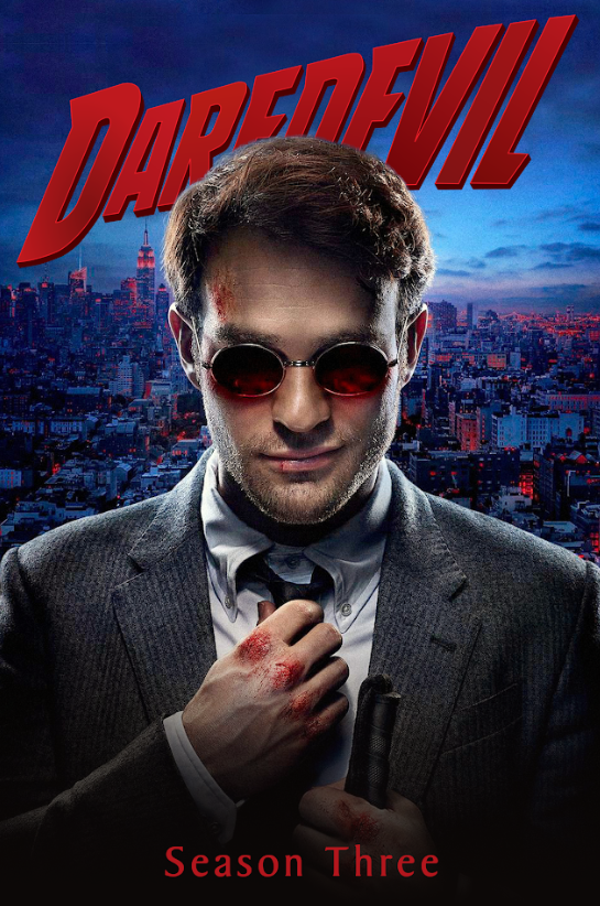 Marvel's Daredevil 2015 Poster 24x36 - Season 3, Intense Superhero Drama - PosterFire.com