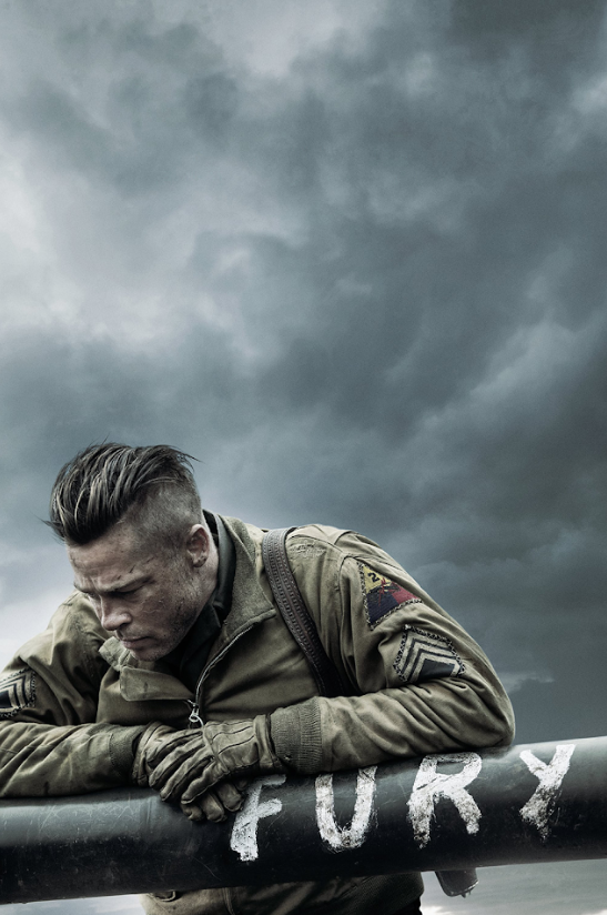 Fury 2014 Movie Poster 24x36 | WWII Action Drama | Brad Pitt, Intense War Film - PosterFire.com