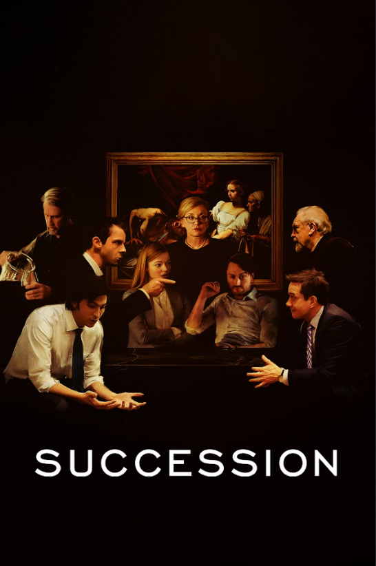 Succession (2018) 24x36 Poster HBO Drama Family Power Struggle Series Art