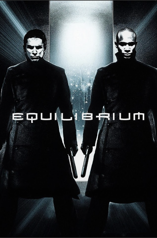 2002 Equilibrium Movie Poster 24x36 Sci-Fi Action Thriller Christian Bale Film - PosterFire.com