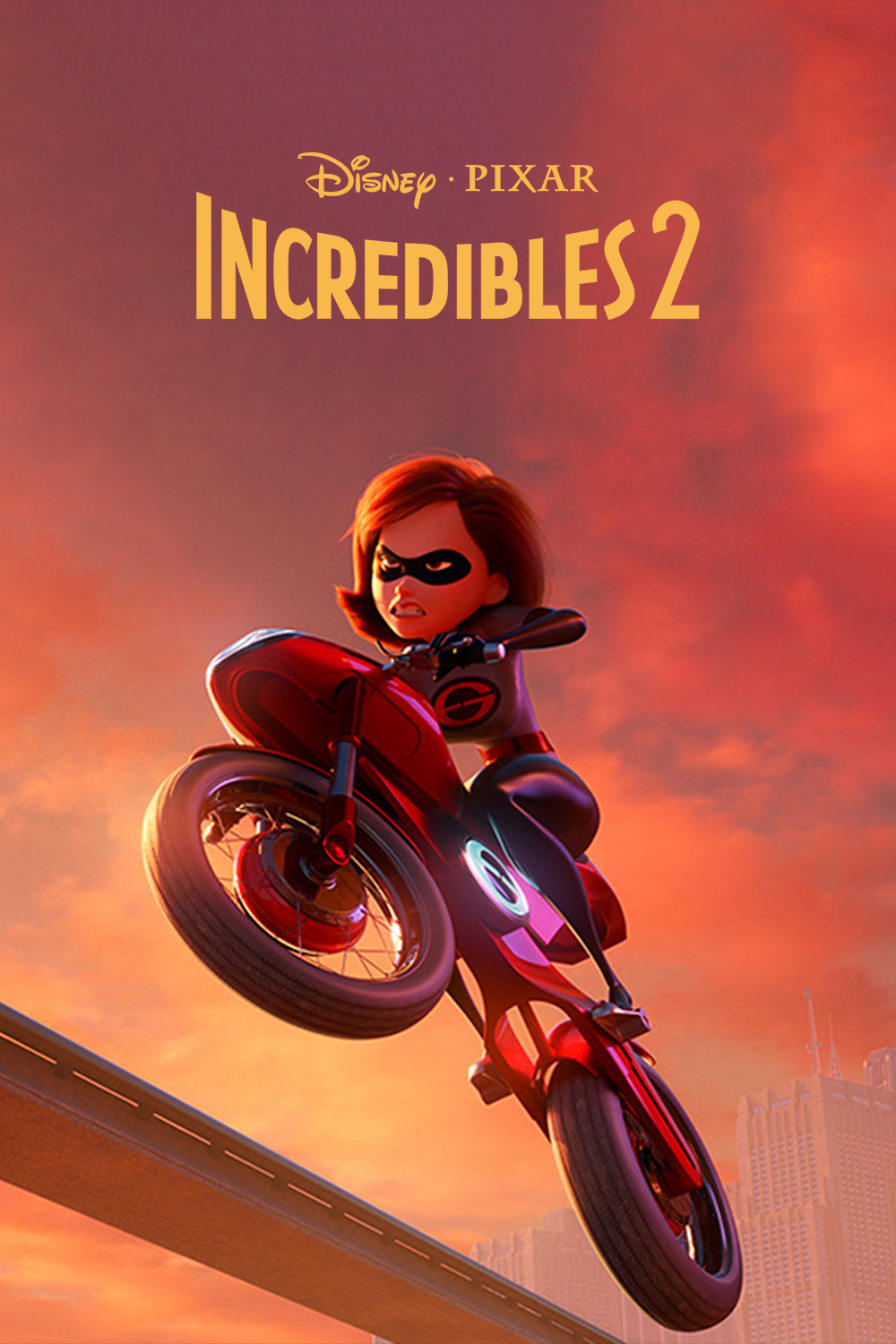 Incredibles 2 2018 24x36 Poster Disney Pixar Superhero Animated Film - PosterFire.com