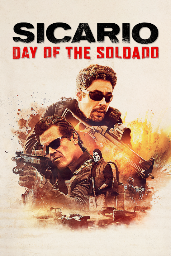 Sicario: Day of the Soldado 2018 Poster 24x36 - Benicio del Toro - Intense