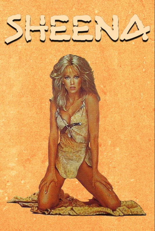 Sheena 1984 Movie Poster 24x36 - Tanya Roberts - Adventure Fantasy - Jungle