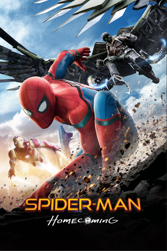 2017 Spider-Man: Homecoming Movie Poster 24x36 Marvel Superhero Action Film