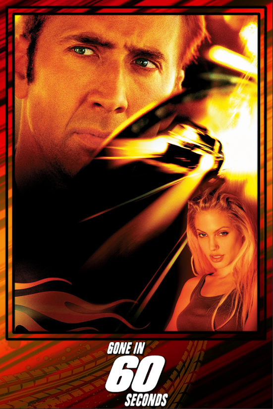 Gone in Sixty Seconds 2000 Poster 24x36 - Action Heist Film Nicolas Cage - PosterFire.com