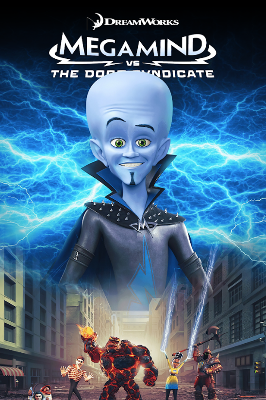 Megamind vs. the Doom Syndicate 2024 Movie Poster 24x36 - Animated Action, Super