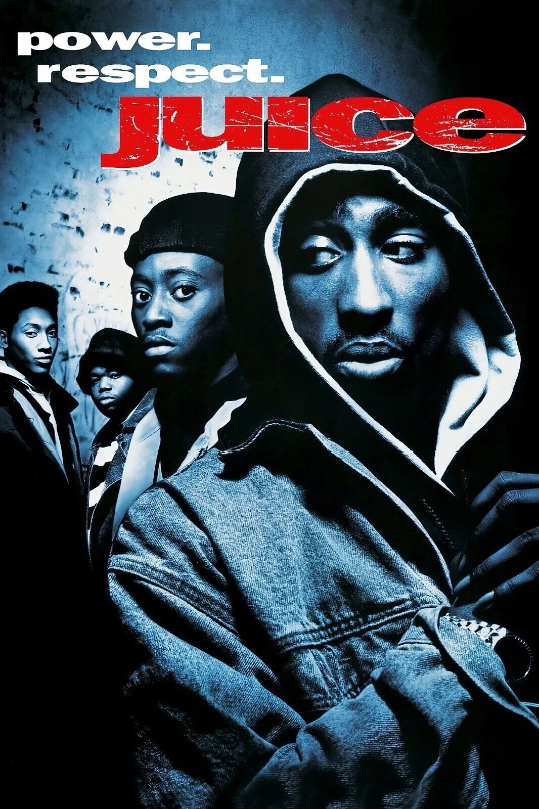 Juice 1992 Movie Poster 24x36 Drama with Tupac Shakur & Street Crime Thriller - PosterFire.com