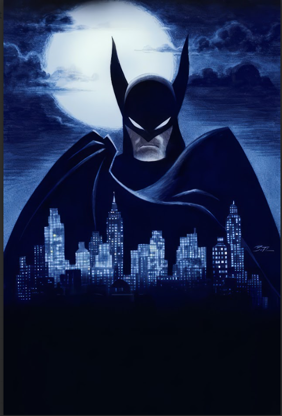 Batman: Caped Crusader 2024 Poster 24x36 New Animated Series Dark Knight Art