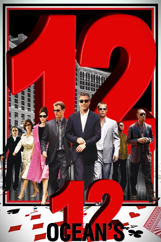 Ocean's Twelve 2004 Movie Poster 24x36 Heist Comedy Crime Art - PosterFire.com