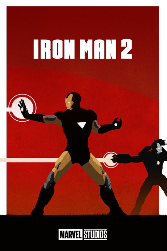 Iron Man 2 2010 Movie Poster 24x36 - Marvel Superhero, Action Sequel, Robert Dow - PosterFire.com