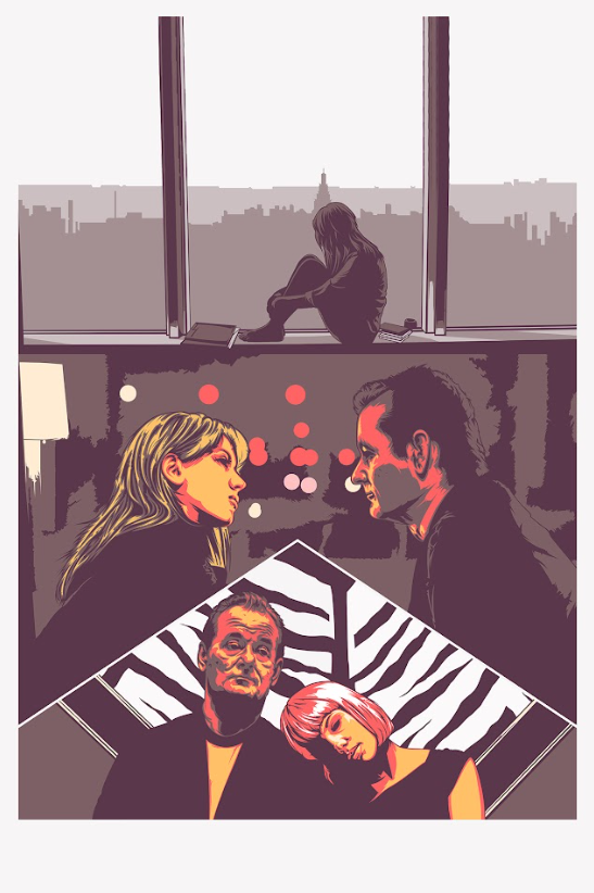 Lost in Translation 2003 Poster 24x36 - Bill Murray Scarlett Johansson Romantic - PosterFire.com