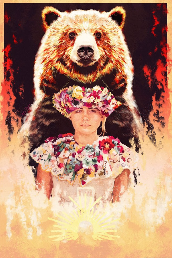 Midsommar (2019) Movie Poster 24x36 Folk Horror, Ari Aster, Bright Aesthetic