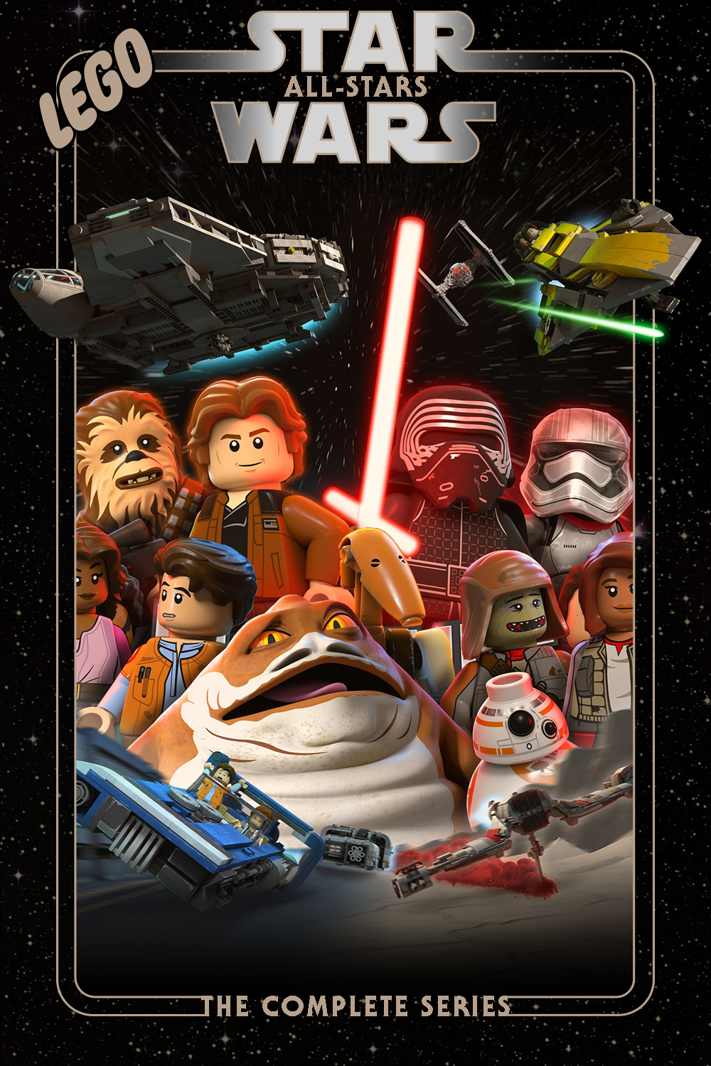 LEGO Star Wars All-Stars (2018) Poster 24x36 - Complete Series Epic Adventure - PosterFire.com