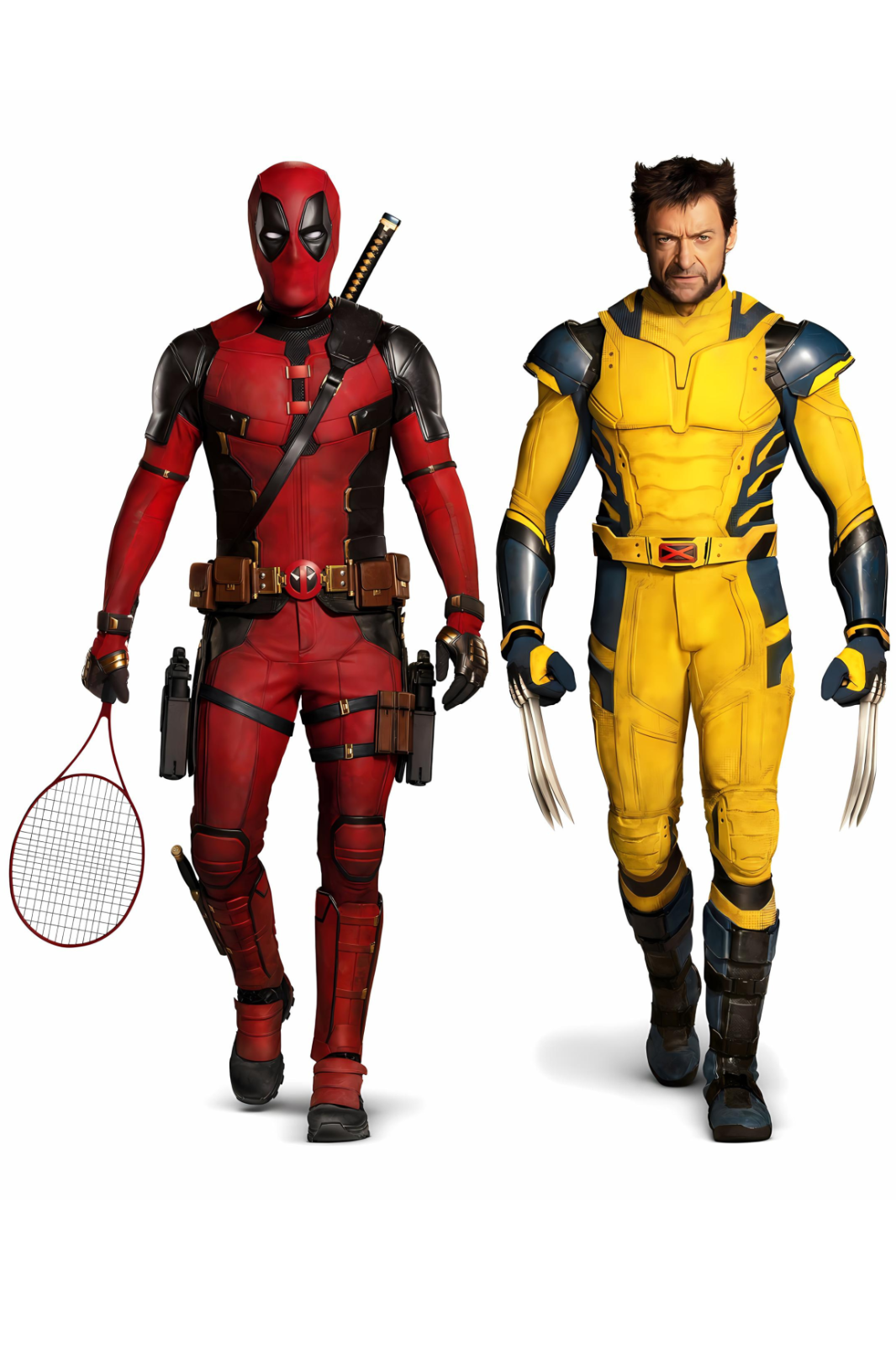 Deadpool vs Wolverine Posters 24x36 Ryan Reynolds Hugh Jackman marvel kids room - PosterFire.com