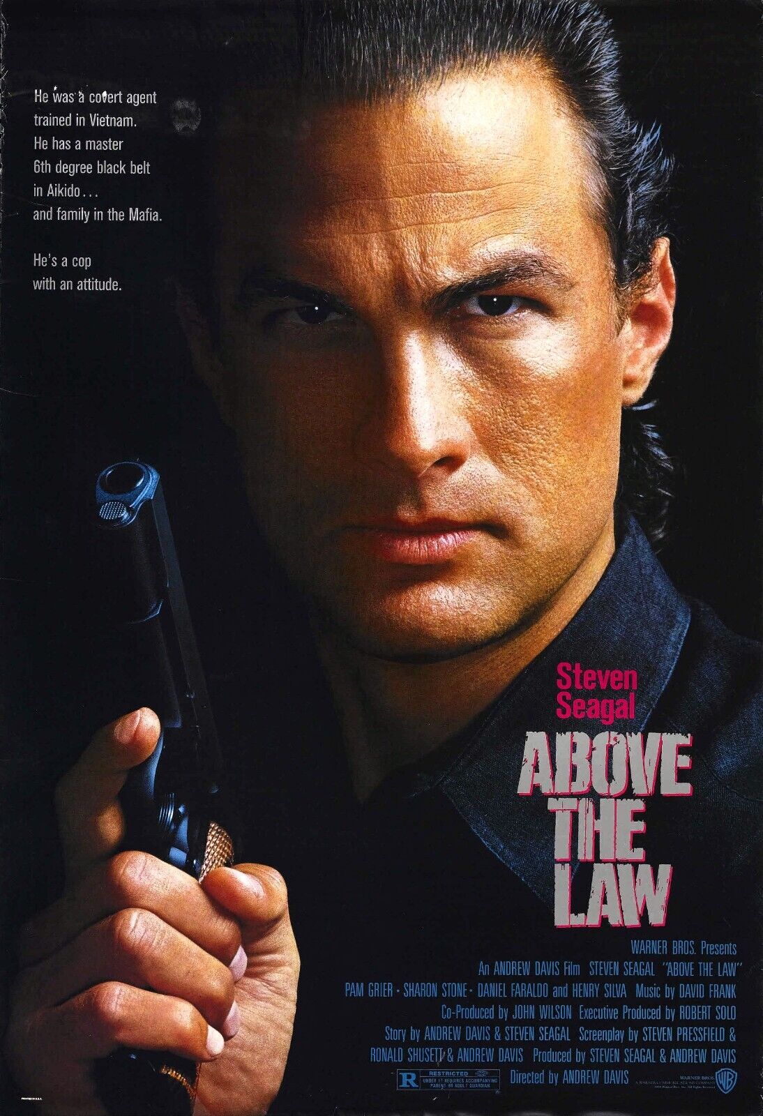 Above the Law Movie Poster - Vintage Action Thriller Collectible Art Print