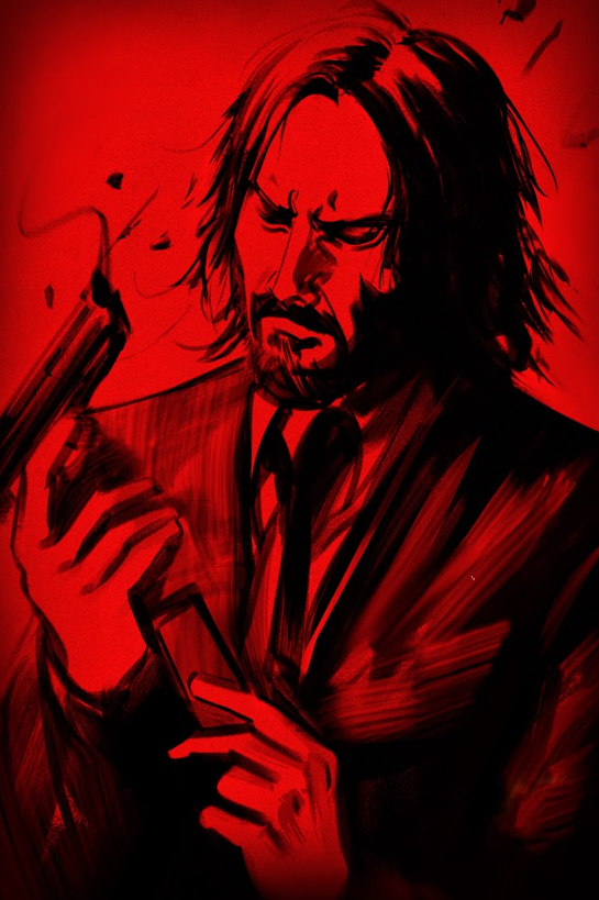 John Wick Chapter 4 2023 Movie Poster 24x36 - Action Saga, Keanu Reeves, Intense - PosterFire.com