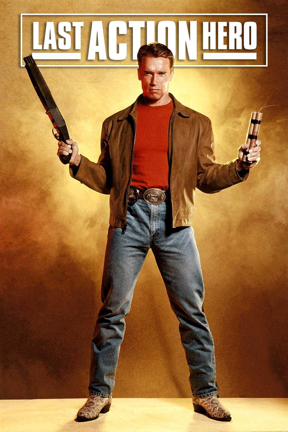 Last Action Hero (1993) Poster 24x36 - Arnold Schwarzenegger Action Poster - PosterFire.com