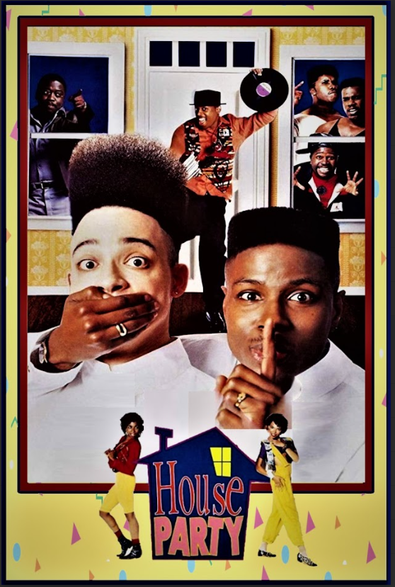 House Party 1990 Poster 24x36 - Classic Comedy Dance Party Kid 'n Play Vibes