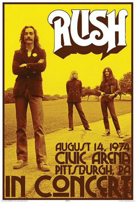 Rush Poster 24x36 - Iconic Rock Band, Progressive Rock Legends, Timeless Music - PosterFire.com