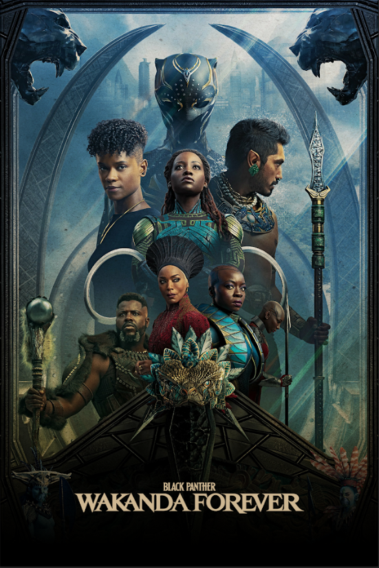 Black Panther: Wakanda Forever (2022) 24x36 Poster - Marvel Superhero Sequel