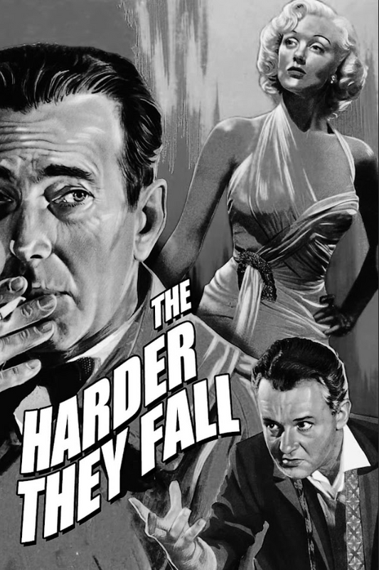 The Harder They Fall 1956 Poster 24x36 - Classic Film Noir Humphrey Bogart