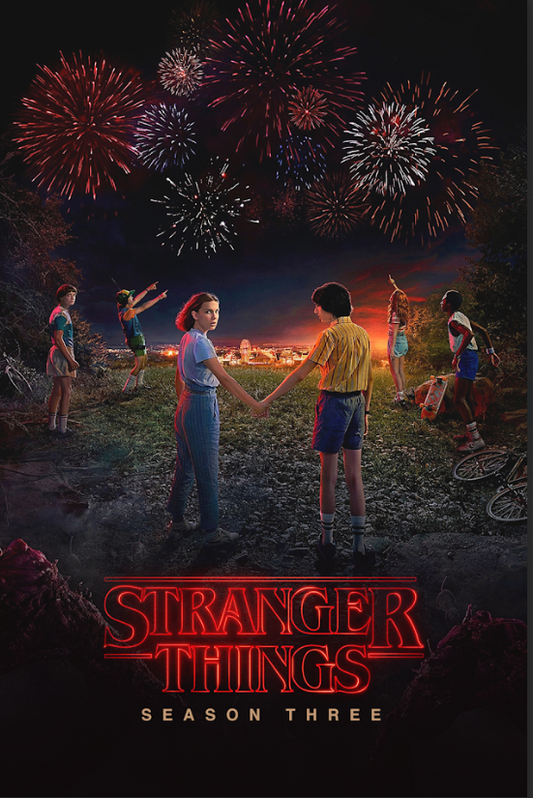 Stranger Things Season 3 (2016) 24x36 Poster Retro Horror Sci-Fi Adventure Art