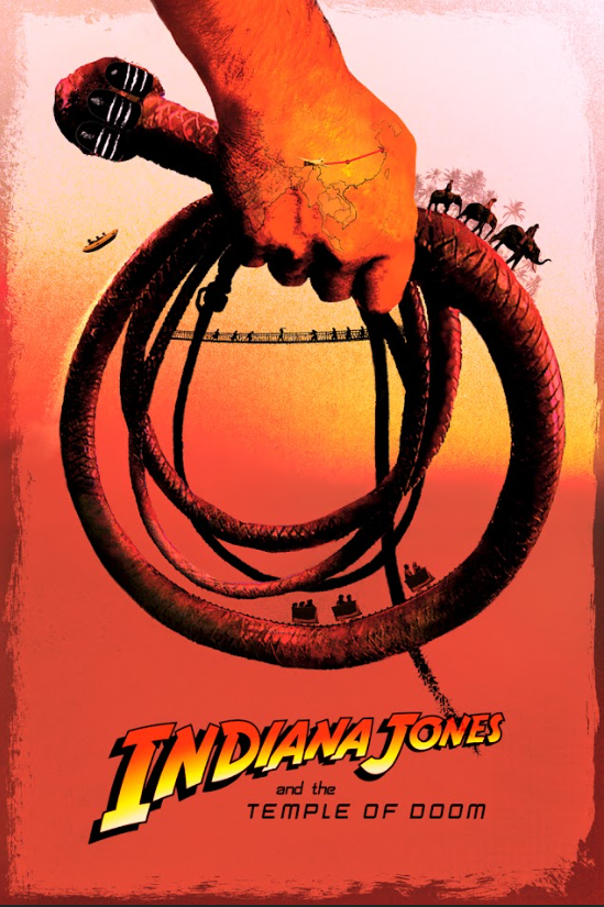 Indiana Jones and the Temple of Doom 1984 Poster 24x36 - Harrison Ford Action - PosterFire.com